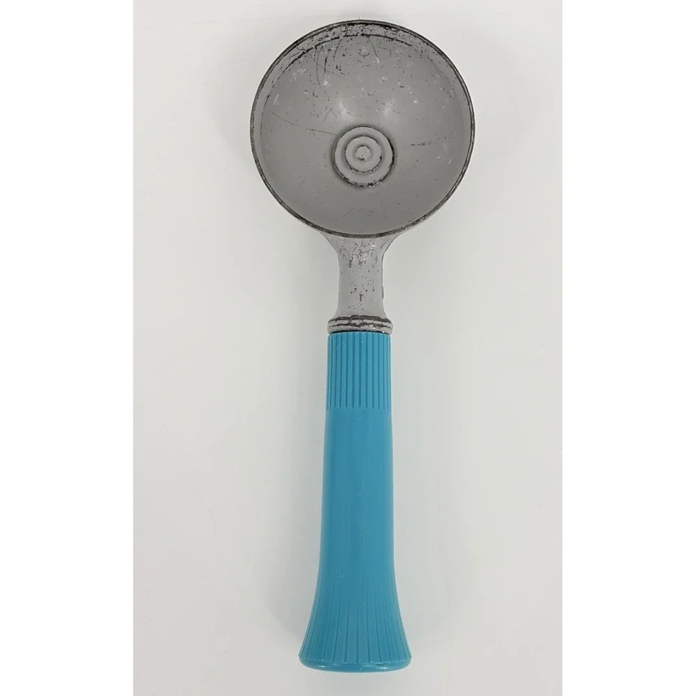 Vintage Bonny Ice Cream Scoop Teal Handle USA Made